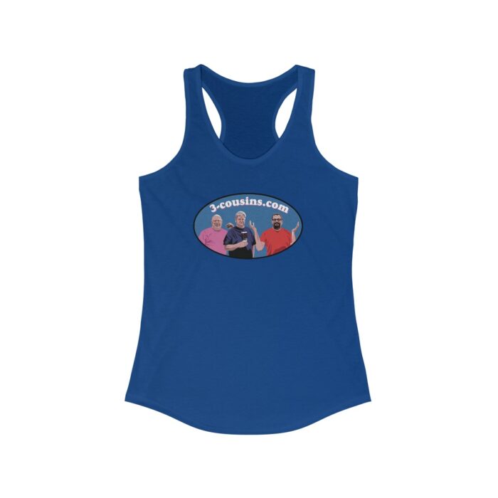 3-cousins - Women's Ideal Racerback Tank - Image 3