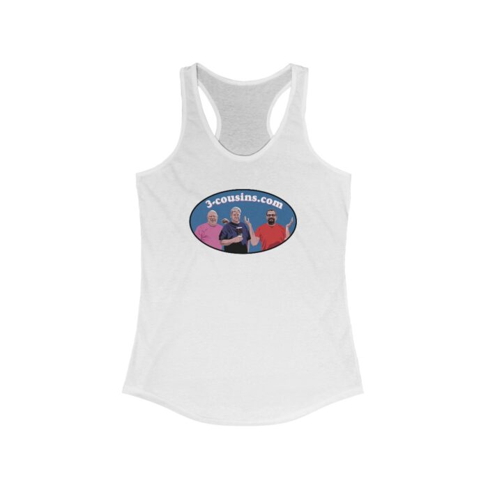 3-cousins - Women's Ideal Racerback Tank - Image 2